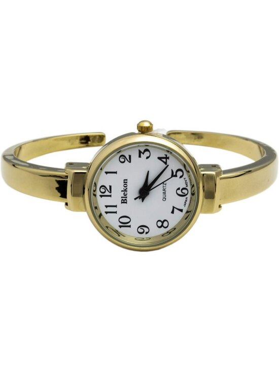 Delicate 26mm Quartz Women\'s Metal Cuff Bangle Watch - Stylish & Elegant